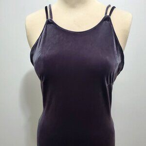 90s California Concepts Crushed Velvet Dress